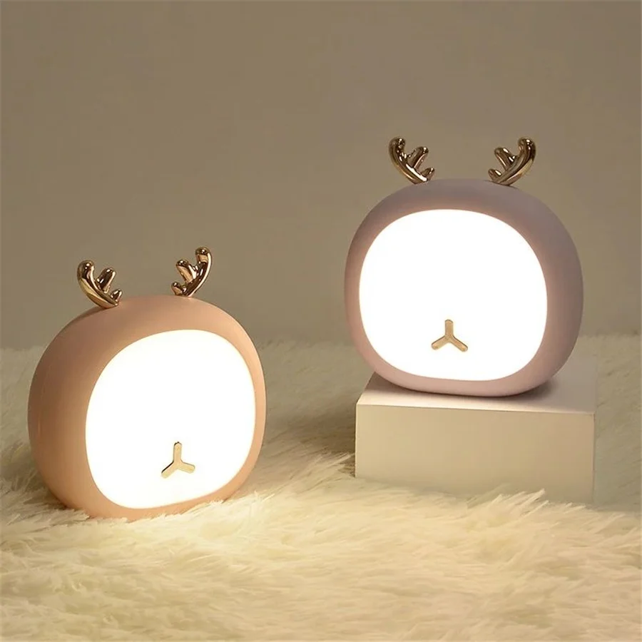 USB Rechargeable LED Deer Rabbit Night Light Touch Sensor Animal Bedroom Bedside Table Lamp for Kid Baby Christmas Birthday Gift
USB Rechargeable LED Deer Rabbit Night Light Touch Sensor Animal Bedroom Bedside Table Lamp for Kid Baby Christmas Birthday Gift