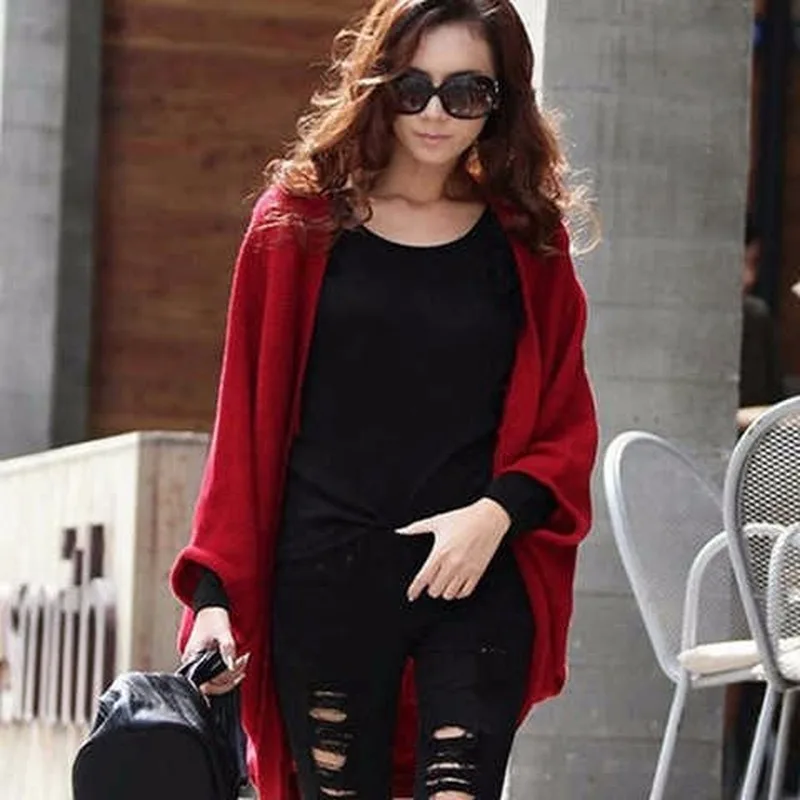 Solid Color Shawl Autumn Winter Sweater Loose Bat Sleeve Sweater Cardigan Plus Size 2021 Cape Sweater Coat Shawl Women's Han Fan
Solid Color Shawl Autumn Winter Sweater Loose Bat Sleeve Sweater Cardigan Plus Size 2021 Cape Sweater Coat Shawl Women's Han Fan