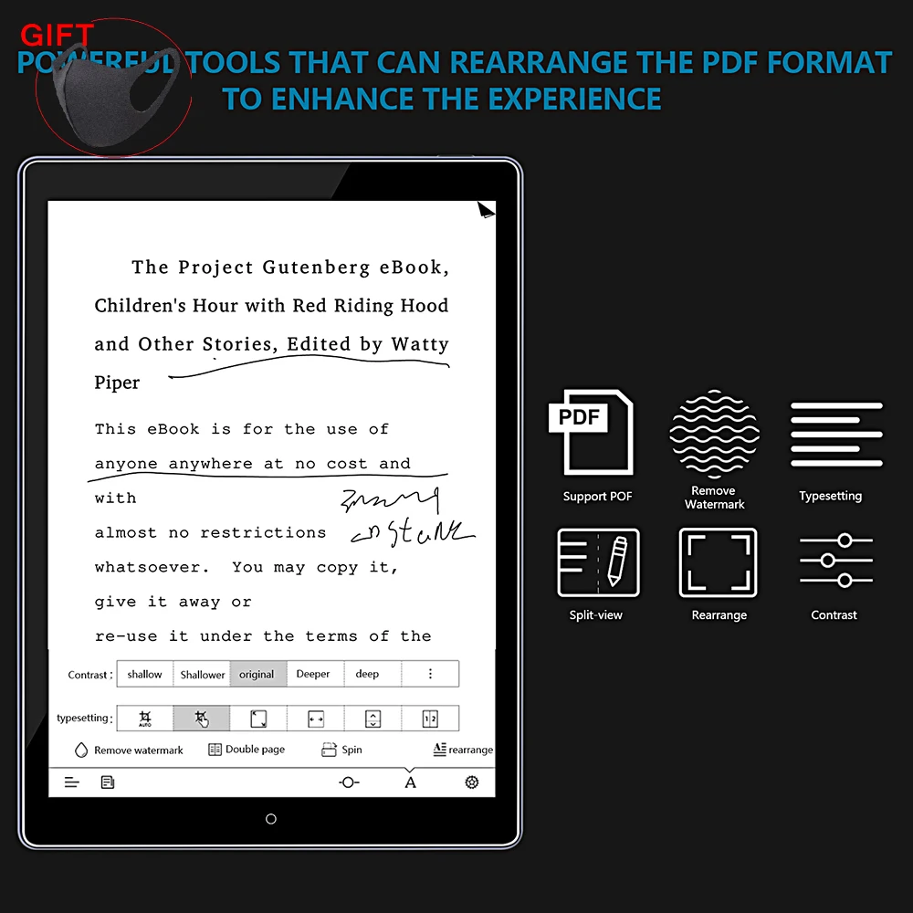 Electronic Ink Screen Tablet P101 10.1 Inch Electronic Ink Screen Tablet Eye-protecting Easy Writing Convenient Recording Tool
Electronic Ink Screen Tablet P101 10.1 Inch Electronic Ink Screen Tablet Eye-protecting Easy Writing Convenient Recording Tool