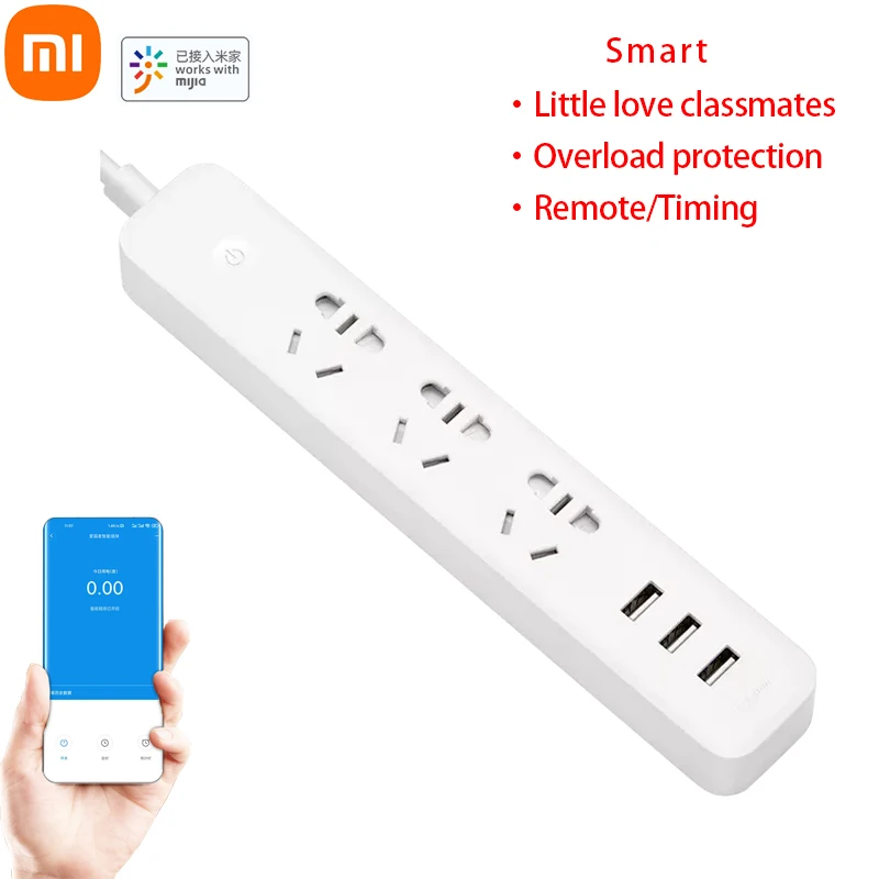 Умный удлинитель Xiaomi Mijia Aigo, удлинитель с 3 USB-разъемами, 2 м, дистанционное управление через приложение Mi home, адаптер для Австралии, ЕС, Велико...
Умный удлинитель Xiaomi Mijia Aigo, удлинитель с 3 USB-разъемами, 2 м, дистанционное управление через приложение Mi home, адаптер для Австралии, ЕС, Велико...