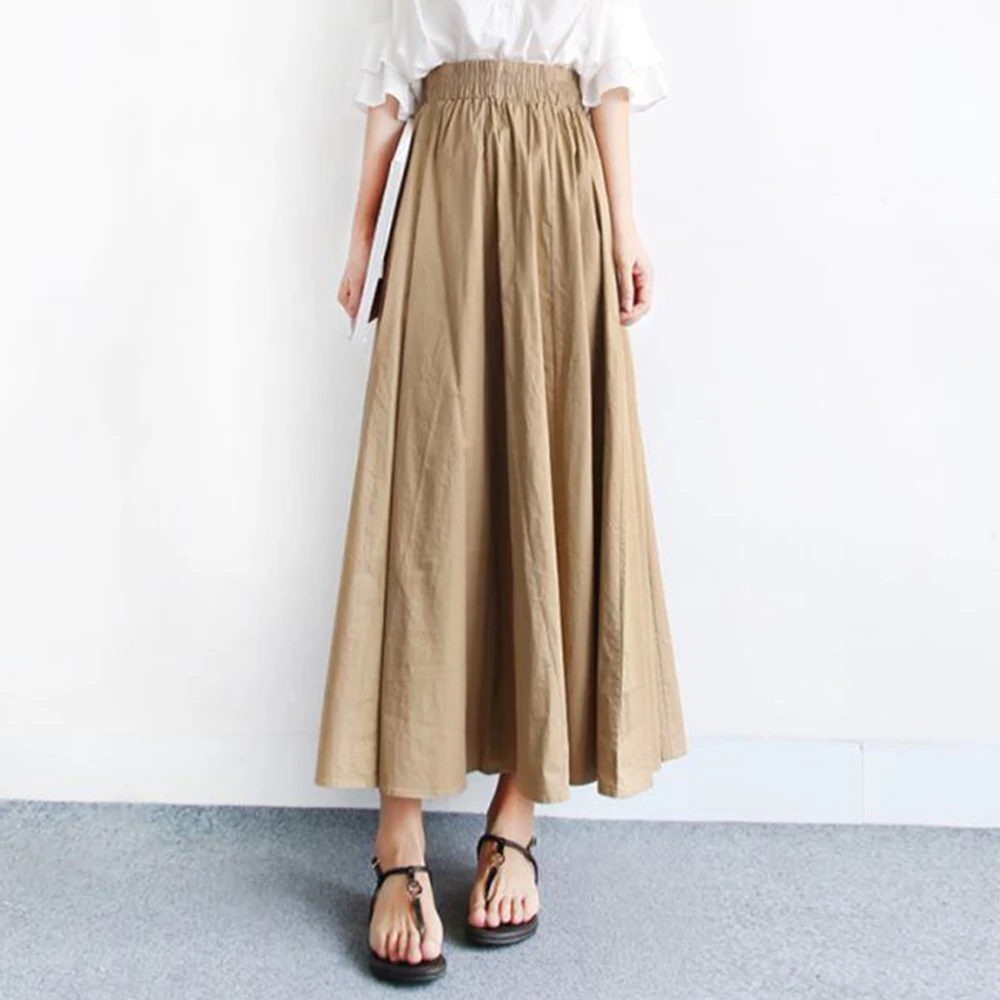 Korean Fashion 2021 Summer New Women's Solid Color Simple Loose Casual High Waist Skirt Japanese Style
Korean Fashion 2021 Summer New Women's Solid Color Simple Loose Casual High Waist Skirt Japanese Style