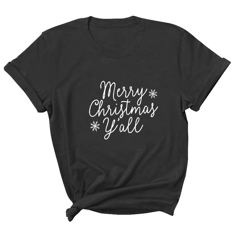 Merry Christmas Letter Print Women T Shirt Short Sleeve O Neck Loose Women Tshirt Ladies Tee Shirt Tops Clothes Camisetas Mujer
Merry Christmas Letter Print Women T Shirt Short Sleeve O Neck Loose Women Tshirt Ladies Tee Shirt Tops Clothes Camisetas Mujer