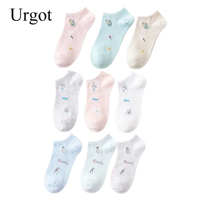 Urgot 6 Pairs/lot Women Spring Autumn Socks 2021 New Arrivals Cute kawaii Embroidery Design Ankle Socks Women Girls Ladies Meias
Urgot 6 Pairs/lot Women Spring Autumn Socks 2021 New Arrivals Cute kawaii Embroidery Design Ankle Socks Women Girls Ladies Meias