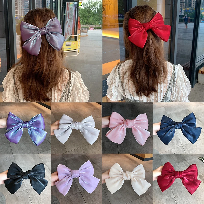 New French Pearl Satin Hairpin Korea Style Multicolor Hair Accessories Pretty Bow Hairpin Pretty Back Head Clip Hairpin Bow
New French Pearl Satin Hairpin Korea Style Multicolor Hair Accessories Pretty Bow Hairpin Pretty Back Head Clip Hairpin Bow