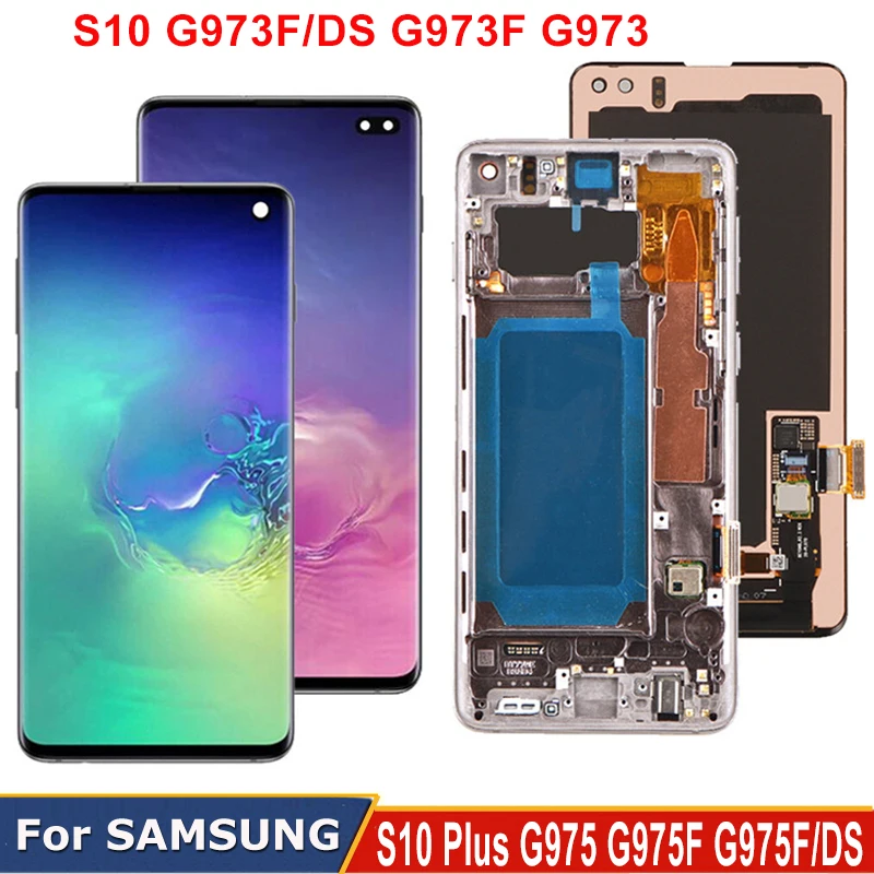 High Quality For Samsung Galaxy S10 LCD G973F/DS G973F G973 LCD Touch Screen For S10 Plus G975 G975F G975F/DS LCD
High Quality For Samsung Galaxy S10 LCD G973F/DS G973F G973 LCD Touch Screen For S10 Plus G975 G975F G975F/DS LCD