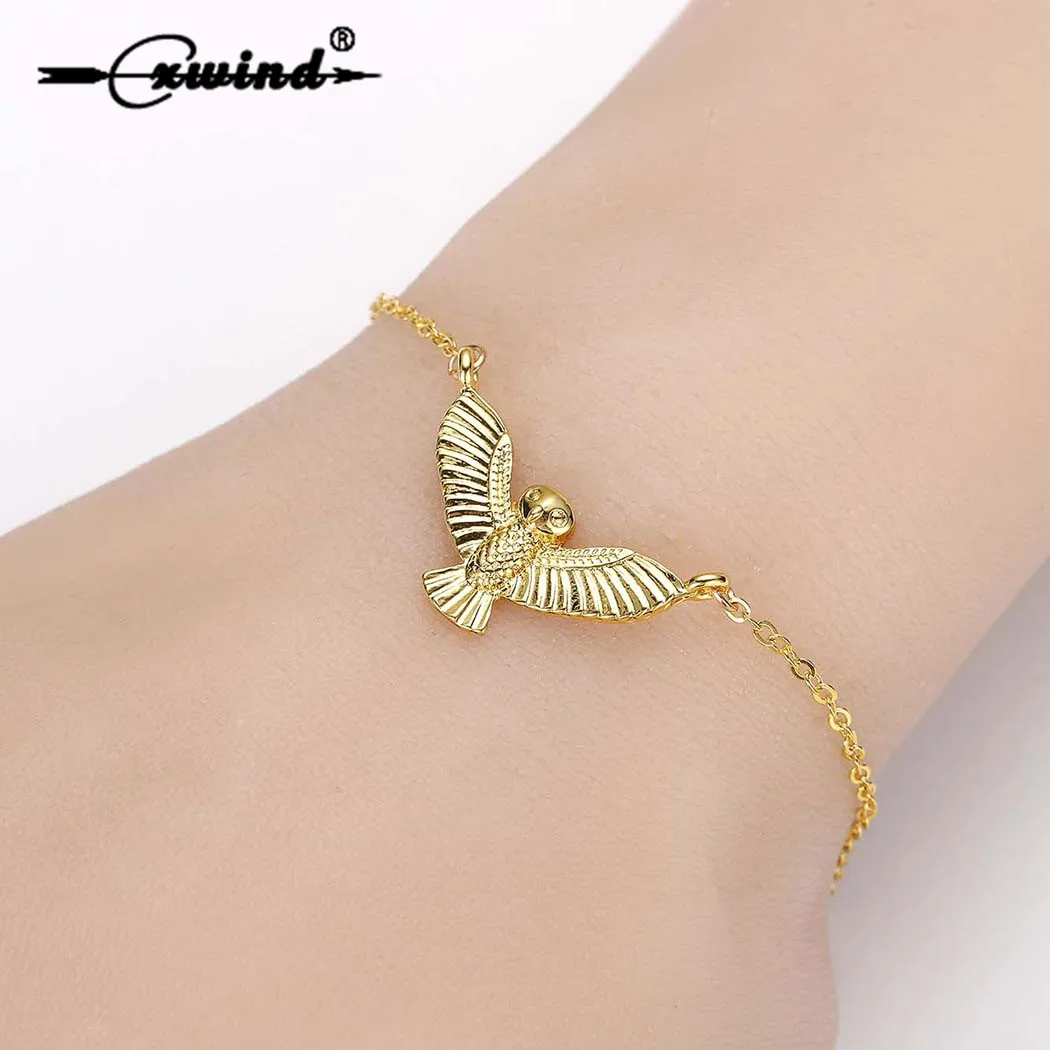 Cxwind Punk Owl Bracelet Link Chain Fly Animal Bird Bracelets for Women Exquisite Party Cuff Adjustable Stainless Steel Jewelry
Cxwind Punk Owl Bracelet Link Chain Fly Animal Bird Bracelets for Women Exquisite Party Cuff Adjustable Stainless Steel Jewelry