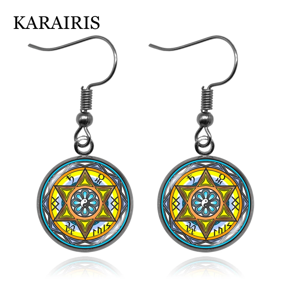 KARAIRIS Drop Shipping Yoga Henna Mandala OM Yin Yang Pendant Drop Earrings Buddhism India Handmade Art Style Fashion Jewelry
KARAIRIS Drop Shipping Yoga Henna Mandala OM Yin Yang Pendant Drop Earrings Buddhism India Handmade Art Style Fashion Jewelry