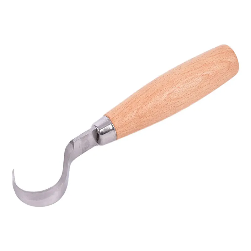 DIY Hook Knife Carving Tools Ergonomic Woodworking Spoon Durable Crooked Beginners Sculptural Stainless Steel Professional L0622
DIY Hook Knife Carving Tools Ergonomic Woodworking Spoon Durable Crooked Beginners Sculptural Stainless Steel Professional L0622