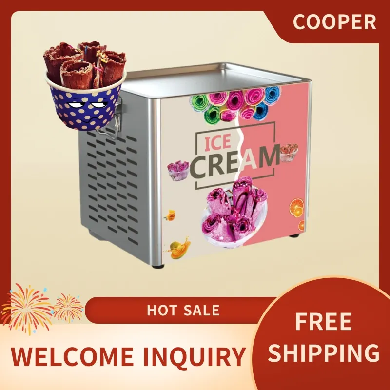 Commercial Fried Ice-Cream Machine on Selling Free Shiping Fried Ice Cream Maker Roll Machine Made in China
Commercial Fried Ice-Cream Machine on Selling Free Shiping Fried Ice Cream Maker Roll Machine Made in China