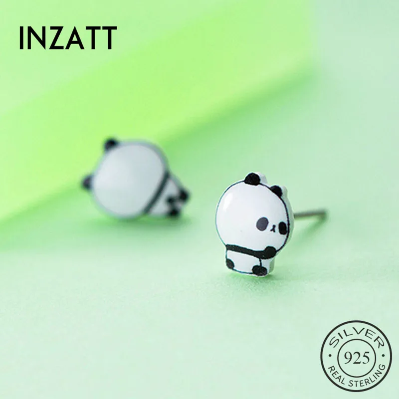 INZATT Real 925 Sterling Silver Minimalist Panda Stud Earrings For Fashion Women Party Fine Jewelry Animal Cute Accessories
INZATT Real 925 Sterling Silver Minimalist Panda Stud Earrings For Fashion Women Party Fine Jewelry Animal Cute Accessories