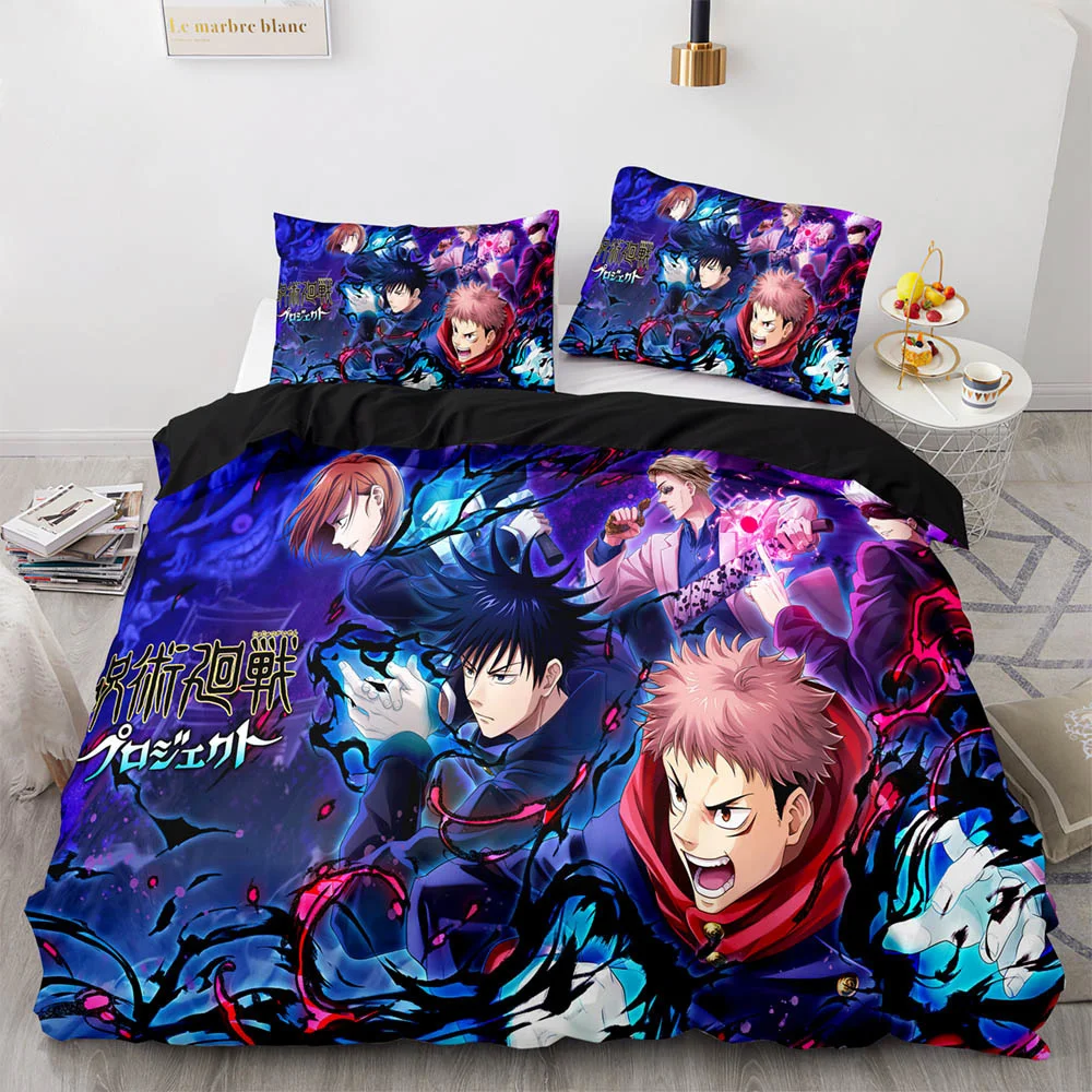 Jujutsu Kaisen Bedding Set Single Twin Full Queen Size With Pillowcase Anime Duvet Cover Adult Kids Gift Bedroom Decor 3D Print
Jujutsu Kaisen Bedding Set Single Twin Full Queen Size With Pillowcase Anime Duvet Cover Adult Kids Gift Bedroom Decor 3D Print
