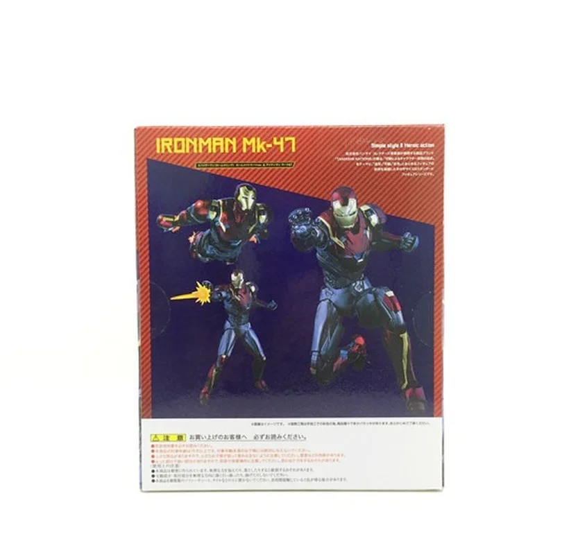 15CM PVC AvengersSHF Iron Man MK47 Action Figure Doll Figure Hand-made Model Decoration Boxed Boy Children's Toy Collection Gift
15CM PVC AvengersSHF Iron Man MK47 Action Figure Doll Figure Hand-made Model Decoration Boxed Boy Children's Toy Collection Gift