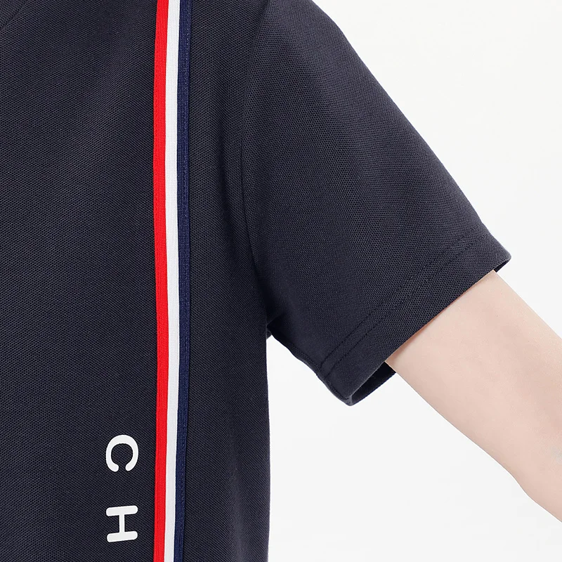 CHERICOM 2020 Summer new women's round neck loose thin striped decorative short-sleeved T-shirt top S262075T
CHERICOM 2020 Summer new women's round neck loose thin striped decorative short-sleeved T-shirt top S262075T