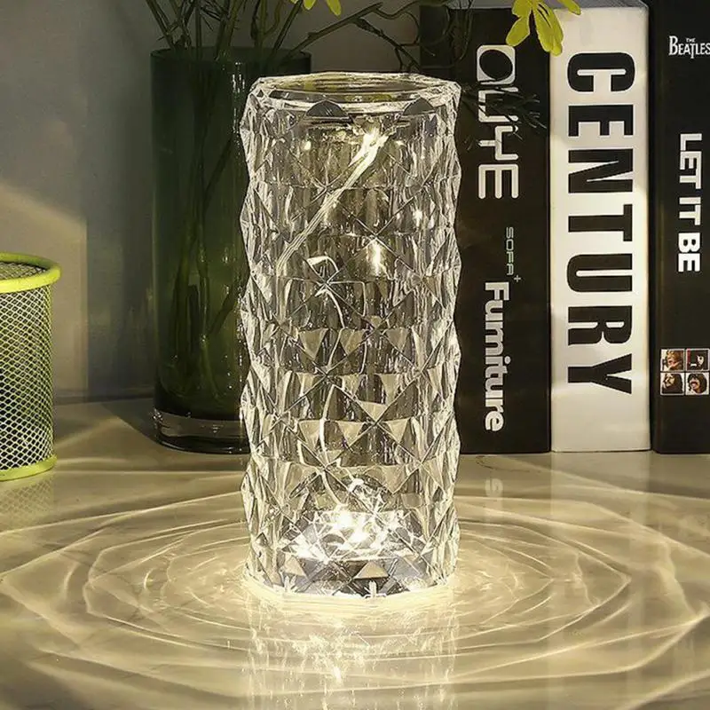 NEW Diamond Table Lamp Modern Led Night Lights for Bedroom Coffee Desk Decoration Clear Lampshade Living Room Crystal Lamp
NEW Diamond Table Lamp Modern Led Night Lights for Bedroom Coffee Desk Decoration Clear Lampshade Living Room Crystal Lamp
