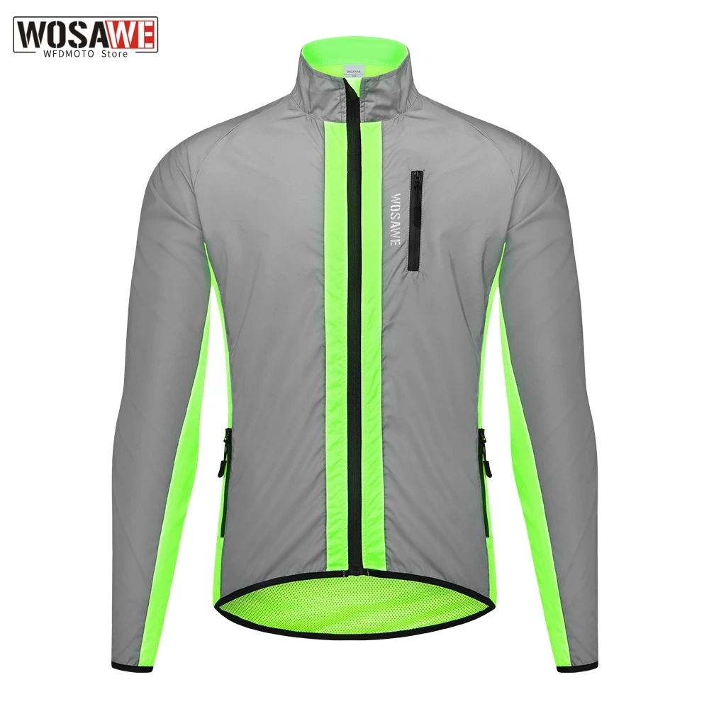 WOSAWE Men's Windbreaker Motocycle Reflective Jacket Breathable Mesh Vest Waterproof Running Mountain Bike Jacket MTB Jerseys
WOSAWE Men's Windbreaker Motocycle Reflective Jacket Breathable Mesh Vest Waterproof Running Mountain Bike Jacket MTB Jerseys