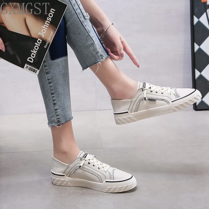 Pu Leather White Shoes Women Spring Casual Sneakers Vulcanize 2021 New White Sneakers for Women Flat Shoes
Pu Leather White Shoes Women Spring Casual Sneakers Vulcanize 2021 New White Sneakers for Women Flat Shoes