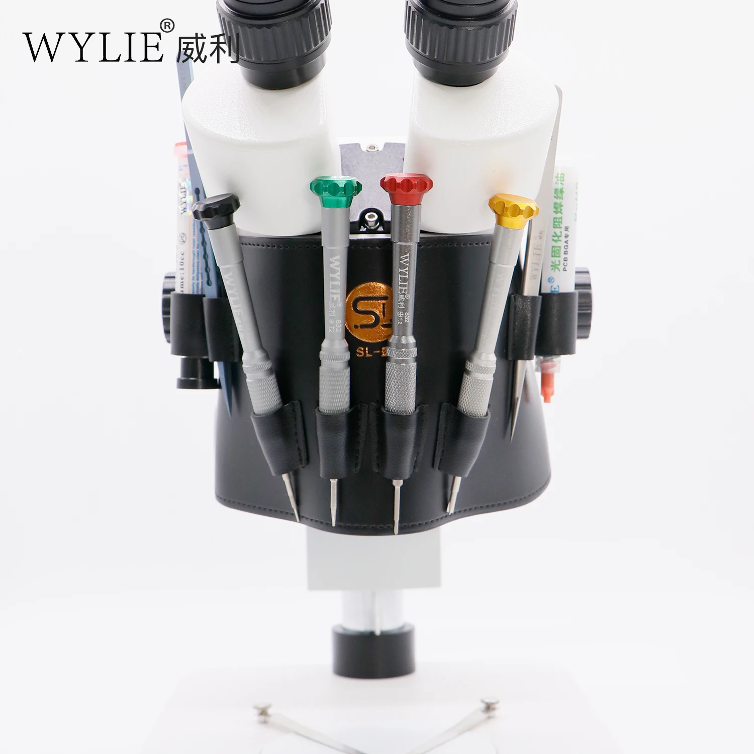 WYLIE Microscope Tool Storage Sleeve for Mobile Phone Repair Tools Storage Screwdriver Tweezers Clip Universal Storage Bag
WYLIE Microscope Tool Storage Sleeve for Mobile Phone Repair Tools Storage Screwdriver Tweezers Clip Universal Storage Bag