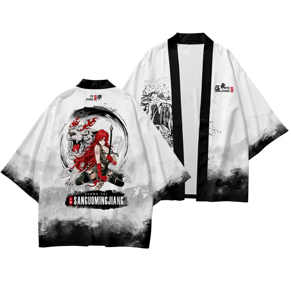 Summer Printed Traditional Japanese Couple Clothing Kimono Pants Men Retro Yukata Asian Fashion Tang Suit Harajuku Hanfu Jacket 
Summer Printed Traditional Japanese Couple Clothing Kimono Pants Men Retro Yukata Asian Fashion Tang Suit Harajuku Hanfu Jacket