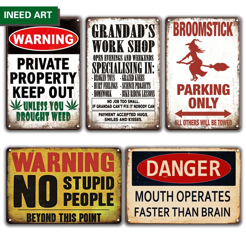Vintage Dogs Warning Metal Poster Tin Sign Retro Public Warning Wall Stickers Iron Plate Yard Garden Home Decor
Vintage Dogs Warning Metal Poster Tin Sign Retro Public Warning Wall Stickers Iron Plate Yard Garden Home Decor