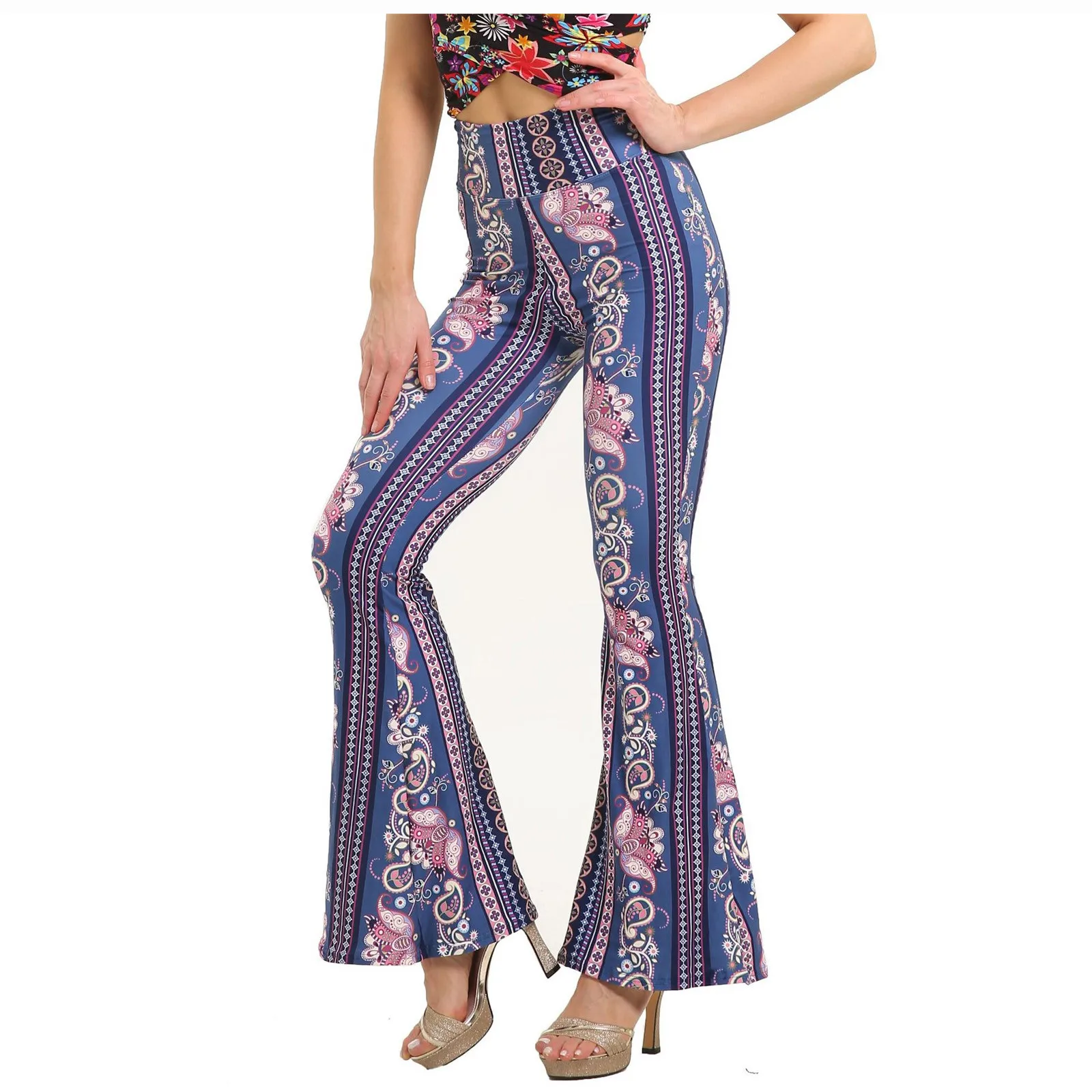 Women Spring And Summer Tight-Fitting Hip Retro Hip Big Bell-Bottom BigPant
Women Spring And Summer Tight-Fitting Hip Retro Hip Big Bell-Bottom BigPant