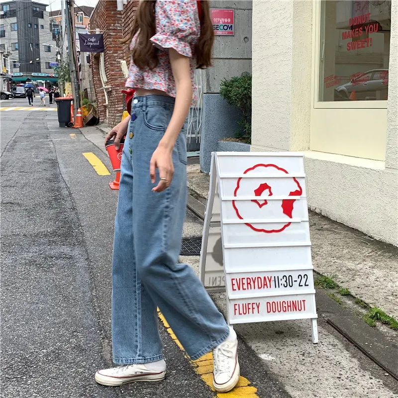 HziriP Casual Slender Straight Fresh All Match Loose Large Size 2019 High Quality Women Feminine Jean Denim Full Length Pants
HziriP Casual Slender Straight Fresh All Match Loose Large Size 2019 High Quality Women Feminine Jean Denim Full Length Pants
