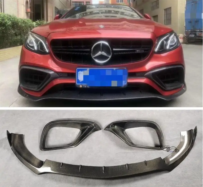 High Quality CARBON FIBER Front Bumper Lip Spoiler Fog light Cover For Mercedes Benz C238 W238 Coupe E63 E63s 2017-2021
High Quality CARBON FIBER Front Bumper Lip Spoiler Fog light Cover For Mercedes Benz C238 W238 Coupe E63 E63s 2017-2021