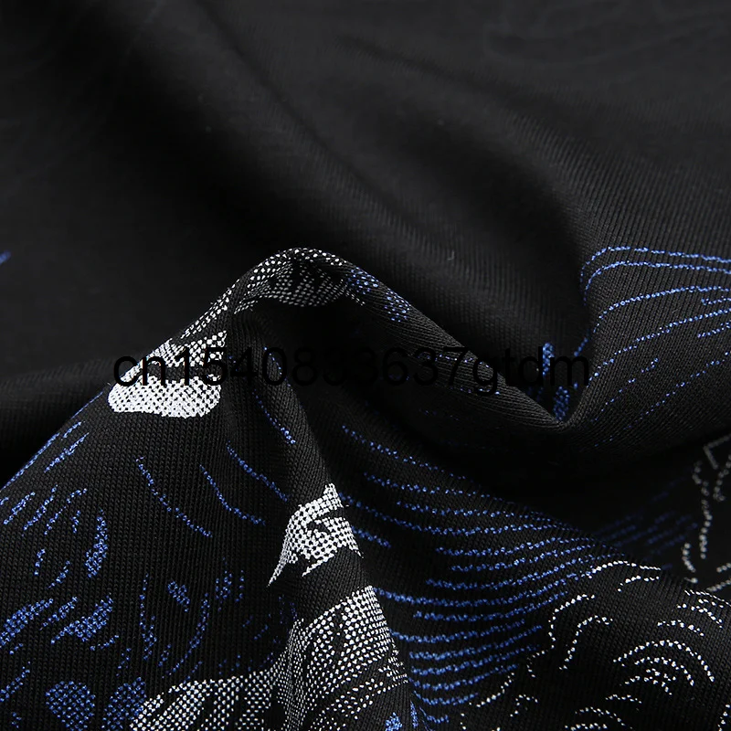 Summer thin fashion men's fat plus oversize round neck printed short sleeve T-shirt
Summer thin fashion men's fat plus oversize round neck printed short sleeve T-shirt