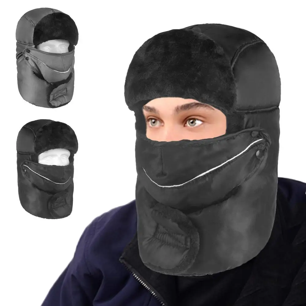 Russian Style Hat Men's Trapper Hat Winter Soldier Hat Winter Windproof Hat Sports Cold-proof Thickened Warmth Hats Men's W
Russian Style Hat Men's Trapper Hat Winter Soldier Hat Winter Windproof Hat Sports Cold-proof Thickened Warmth Hats Men's W