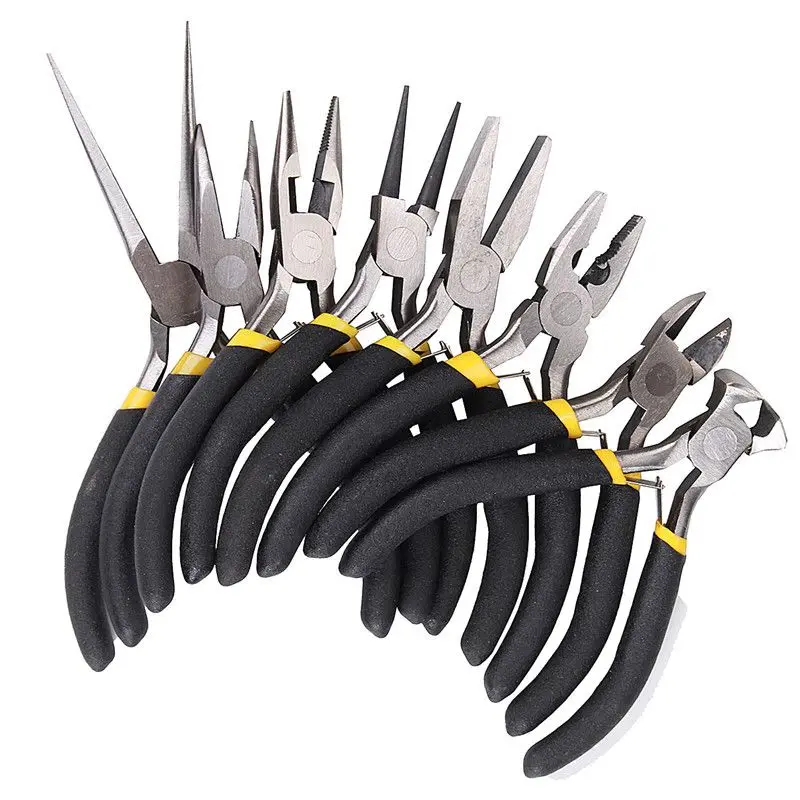 8Pcs/Set Jewelry Pliers Needle Round Bent Nose Beading Making Diy Craft Tool Kit
8Pcs/Set Jewelry Pliers Needle Round Bent Nose Beading Making Diy Craft Tool Kit