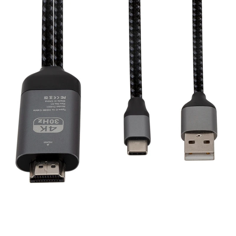Type-C USB-C к HDMI зарядный кабель адаптер для samsung Galaxy S10 S9 Note 10 | Электроника