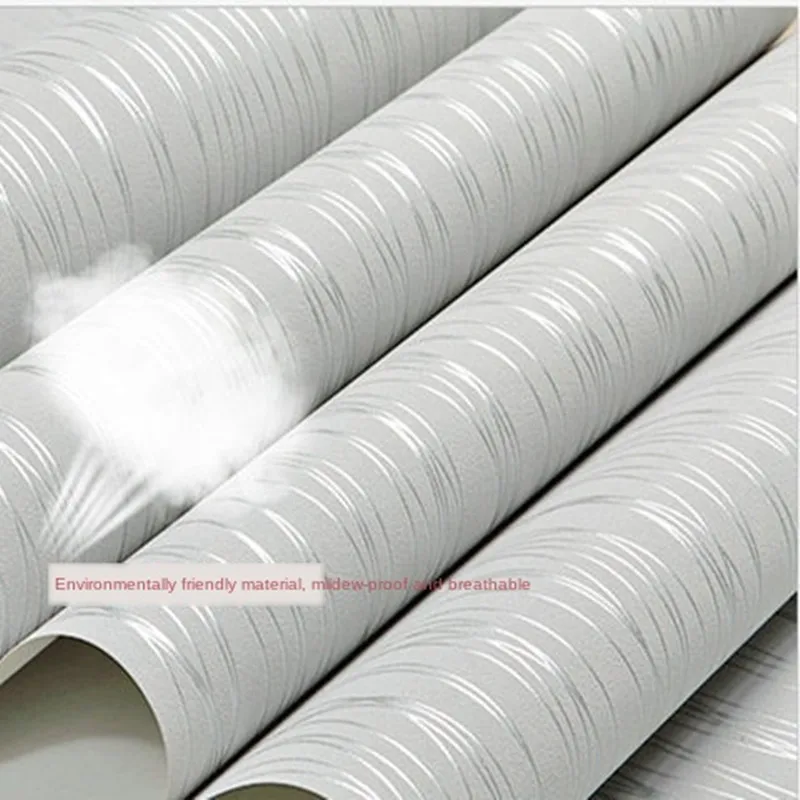 Solid Color Vertical Stripe Non Woven 3D Wallpaper Modern Wall Paper for Bedroom Living Room Decor Home Decoration
Solid Color Vertical Stripe Non Woven 3D Wallpaper Modern Wall Paper for Bedroom Living Room Decor Home Decoration