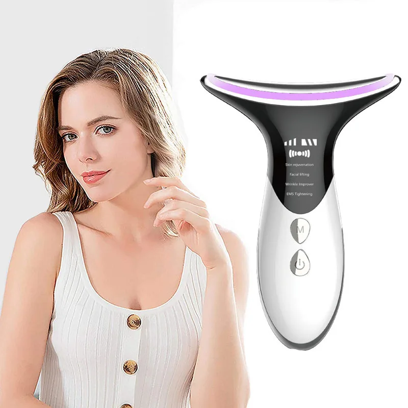 Neck Anti Wrinkle Face Lifting Beauty Device LED Photon Therapy Reduce Double Chin WrinkleRemoval Skin Care EMS Tighten Massager
Neck Anti Wrinkle Face Lifting Beauty Device LED Photon Therapy Reduce Double Chin WrinkleRemoval Skin Care EMS Tighten Massager