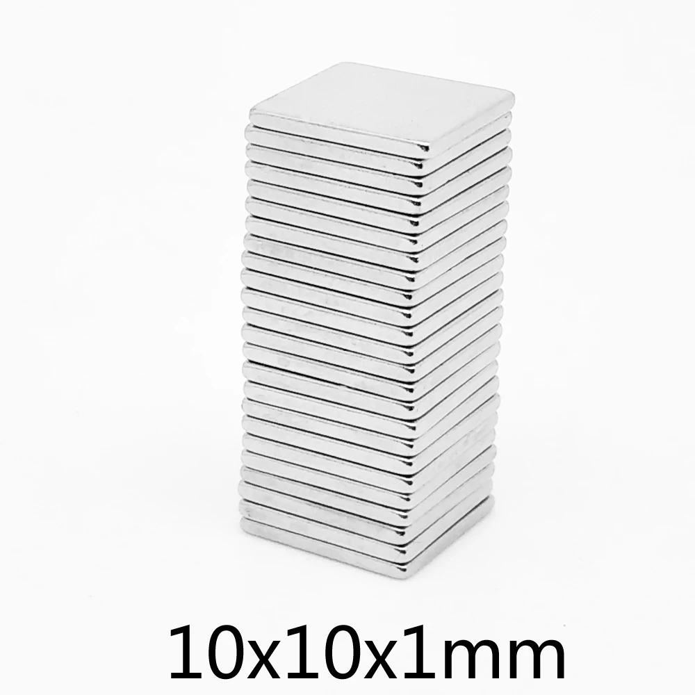 10/20/50/100/150/200/300/500PCS 10x10x1mm Square Strong Powerful Magnets 10*10*1 Block Rare Earth Neodymium Magnet Sheet 10x10x1
10/20/50/100/150/200/300/500PCS 10x10x1mm Square Strong Powerful Magnets 10*10*1 Block Rare Earth Neodymium Magnet Sheet 10x10x1