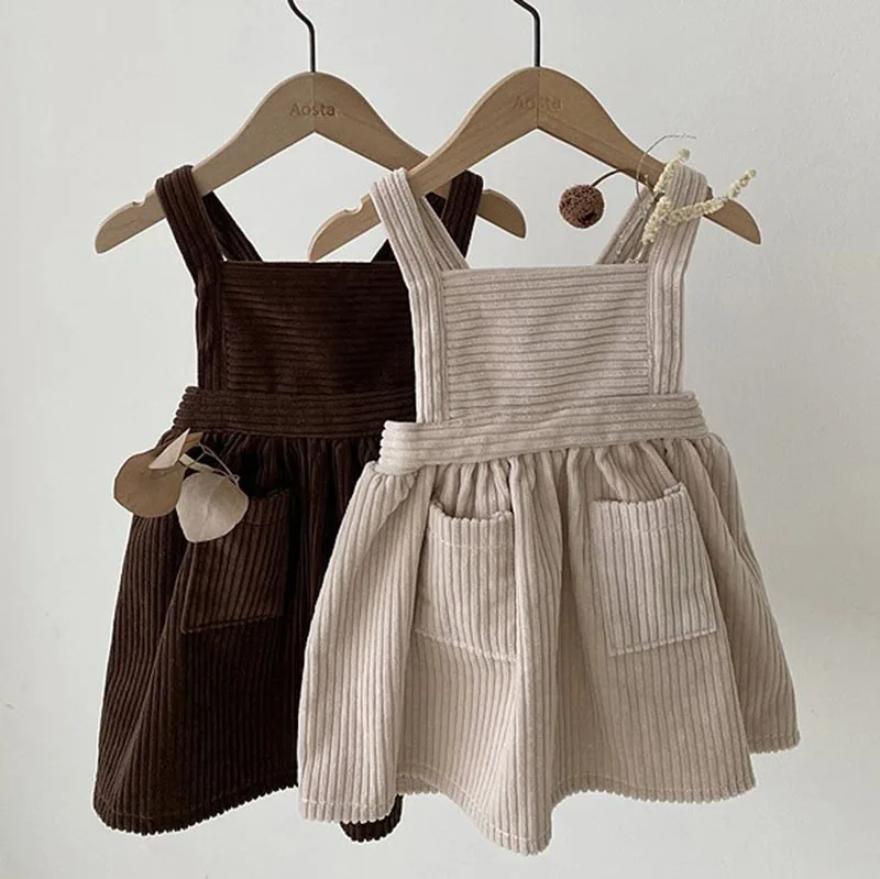 New Girls Korean Solid Vest Baby Girls Strap Dress Spring Dress Kids Solid Corduroy Sleeveless Dress Toddler Clothes
New Girls Korean Solid Vest Baby Girls Strap Dress Spring Dress Kids Solid Corduroy Sleeveless Dress Toddler Clothes