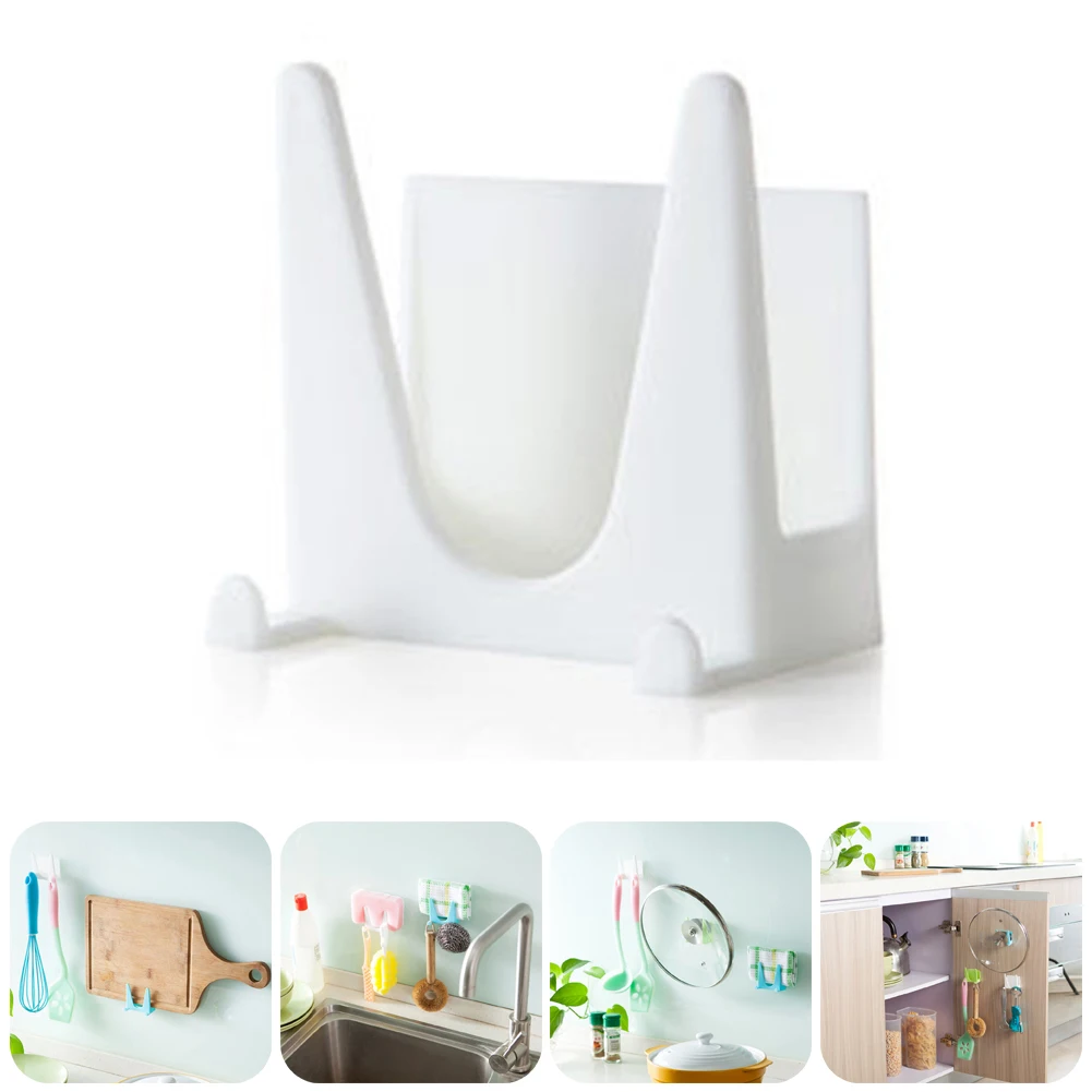 Wall-Mounted Pot Cover Frame PP Kitchen Pot Lid Storage Rack Double-sided Adhesive Tape Hanging Organizer Accessories
Wall-Mounted Pot Cover Frame PP Kitchen Pot Lid Storage Rack Double-sided Adhesive Tape Hanging Organizer Accessories