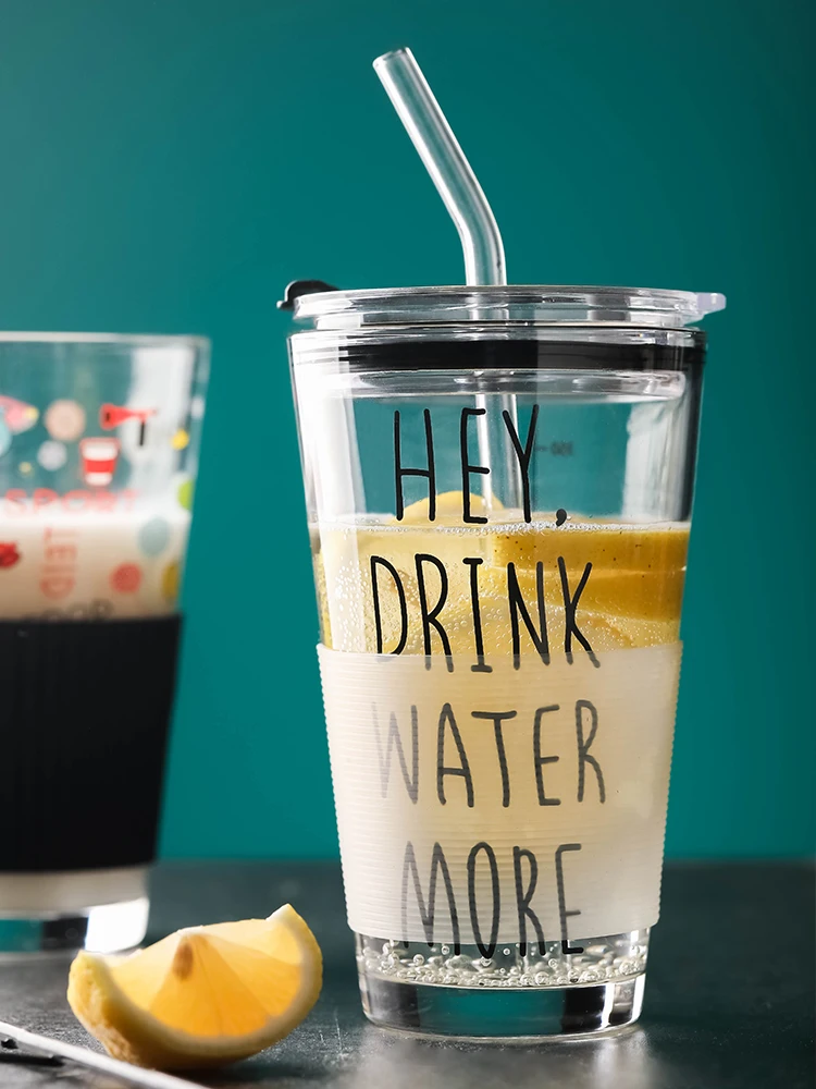 Lovely Style Glass Cup Milk Tea Coffee Cold drink MUG Leakproof With cover Straw Cup Gifts for girls
Lovely Style Glass Cup Milk Tea Coffee Cold drink MUG Leakproof With cover Straw Cup Gifts for girls