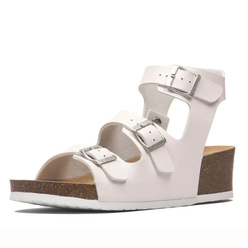 2020 New Fashion Summer Women Wedge Cork Sandals Beach Outside Non-slip Platform Heel Sandalias Shoes White Black Silver Brown
2020 New Fashion Summer Women Wedge Cork Sandals Beach Outside Non-slip Platform Heel Sandalias Shoes White Black Silver Brown
