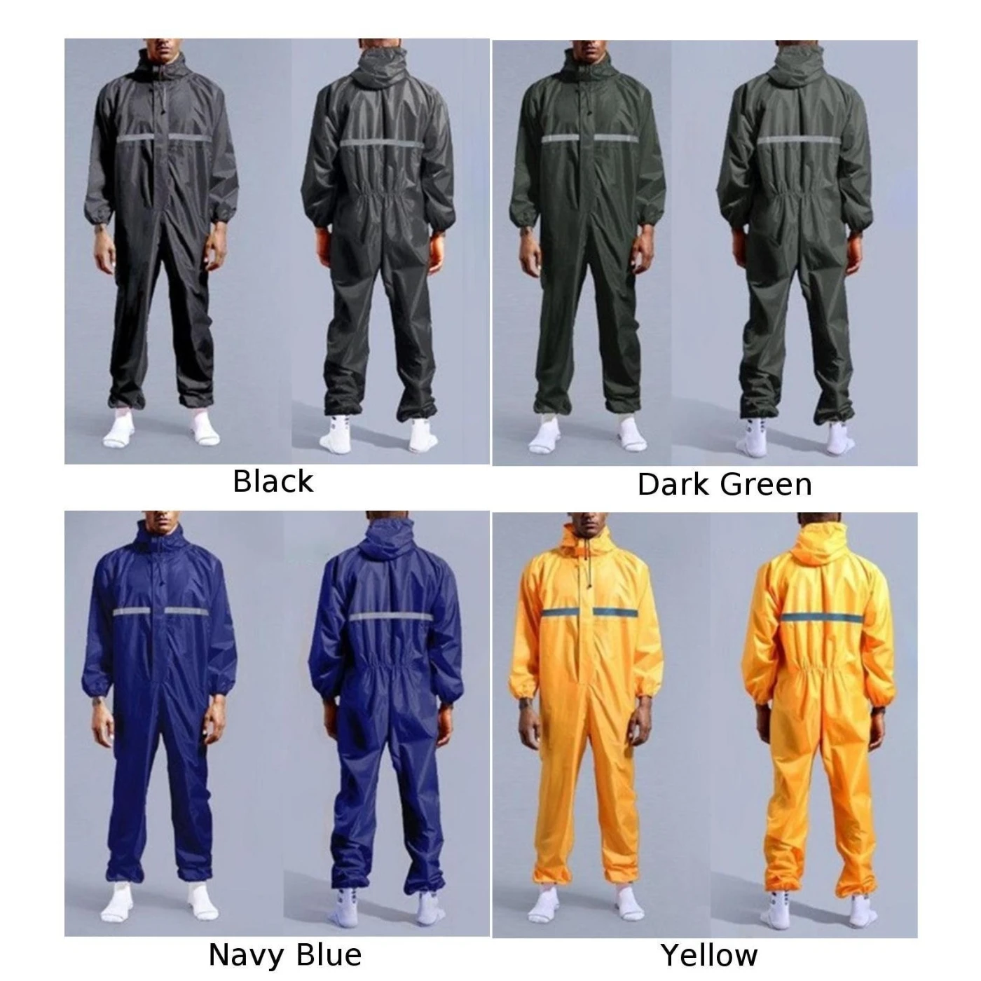 1*protection Jumpsuit Men's Reflective Stripe Work Jumpsuit Waterproof Raincoat Overalls Cleaning Suit
1*protection Jumpsuit Men's Reflective Stripe Work Jumpsuit Waterproof Raincoat Overalls Cleaning Suit