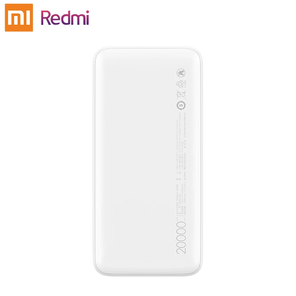 Original Xiaomi Redmi Power bank 10000mAh Mi Powerbank 20000 Qi Fast Charger Portable Charging Power bank
Original Xiaomi Redmi Power bank 10000mAh Mi Powerbank 20000 Qi Fast Charger Portable Charging Power bank