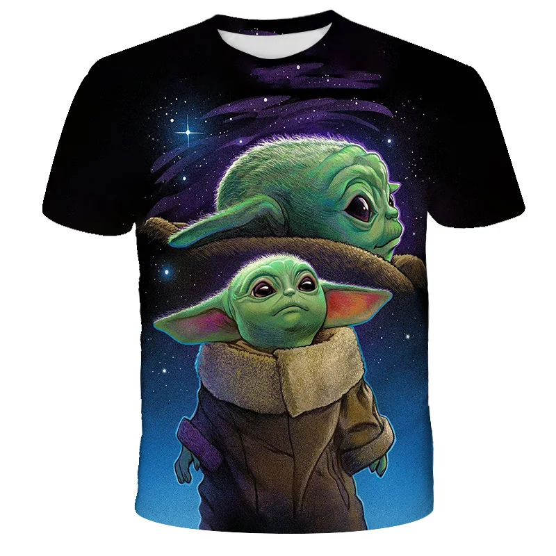 Disney Marvel Children's Short Sleeves Men Women T-shirt Star Wars The Mandalorian Baby Yoda Print 3D T-shirt Boys Girls Tops
Disney Marvel Children's Short Sleeves Men Women T-shirt Star Wars The Mandalorian Baby Yoda Print 3D T-shirt Boys Girls Tops