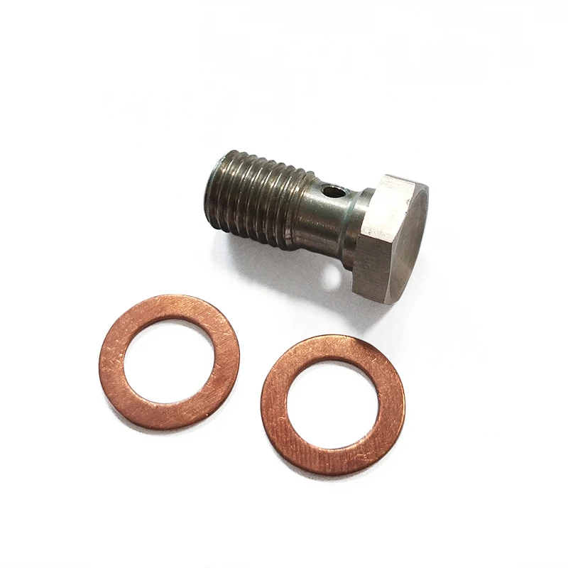 Car Modification Stainless Steel Brake Fitting - Banjo Bolt M10x1.25 L20 mm Metric
Car Modification Stainless Steel Brake Fitting - Banjo Bolt M10x1.25 L20 mm Metric