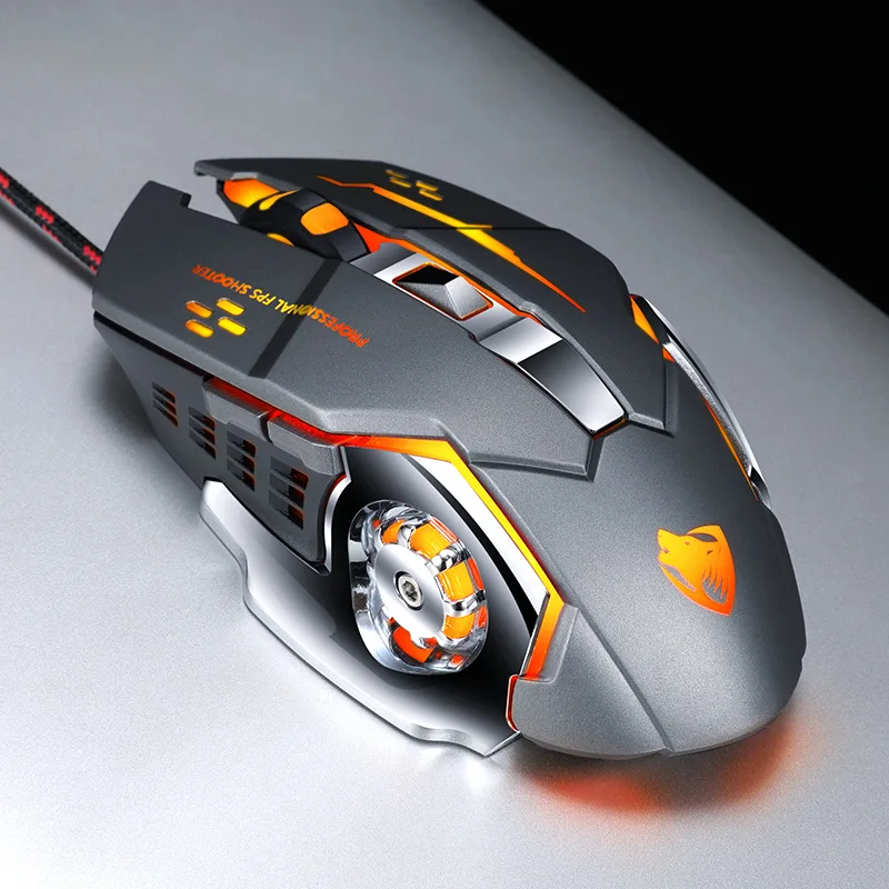For PC Laptop Desktop Wired Gaming Mouse USB Optical Gamer Mouse Ergonomic Mice 6 Buttons 3200DPI Computer Programmable Mouse
For PC Laptop Desktop Wired Gaming Mouse USB Optical Gamer Mouse Ergonomic Mice 6 Buttons 3200DPI Computer Programmable Mouse