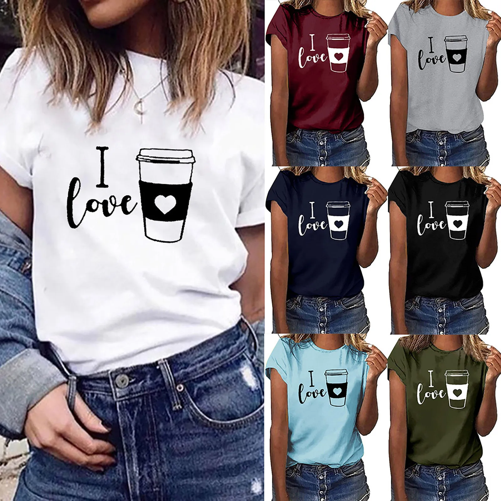 Women Plus Size Sexy Love-Cup Print Shirt Short Sleeve T-Shirt Blouse Tops Summer Clothes For Women 2021 Fashion Casual T Shirt
Women Plus Size Sexy Love-Cup Print Shirt Short Sleeve T-Shirt Blouse Tops Summer Clothes For Women 2021 Fashion Casual T Shirt