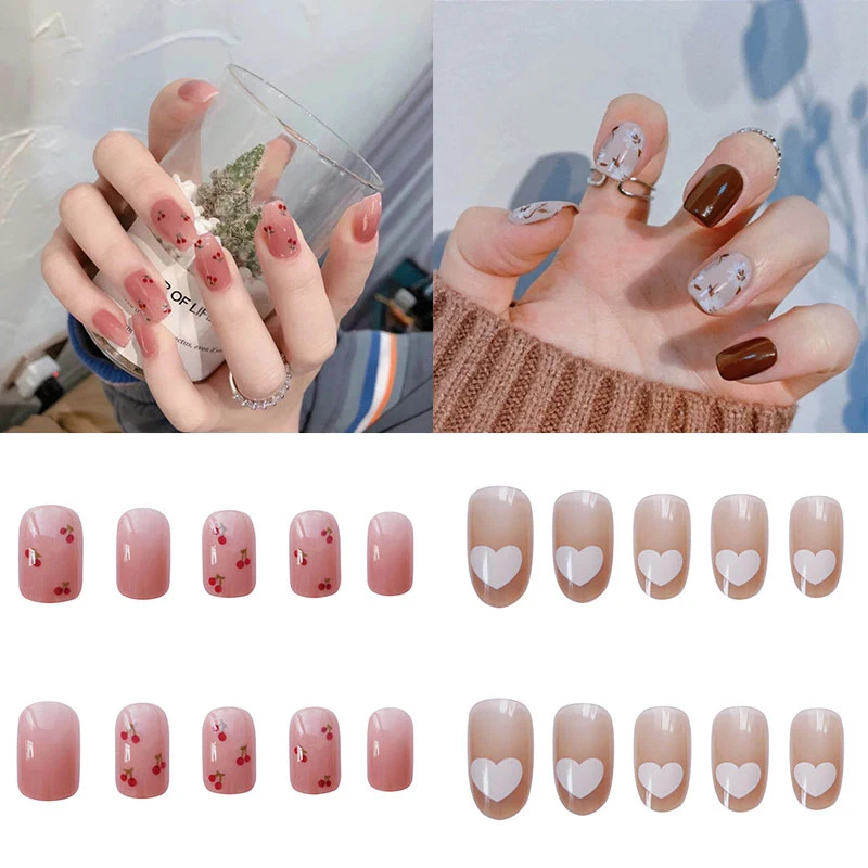 24Pcs Acrylic Fake Nails Full Cover Nail Tips French Style Nails Extension Accessories Press On Nails Wearable Manicure Supplies
24Pcs Acrylic Fake Nails Full Cover Nail Tips French Style Nails Extension Accessories Press On Nails Wearable Manicure Supplies