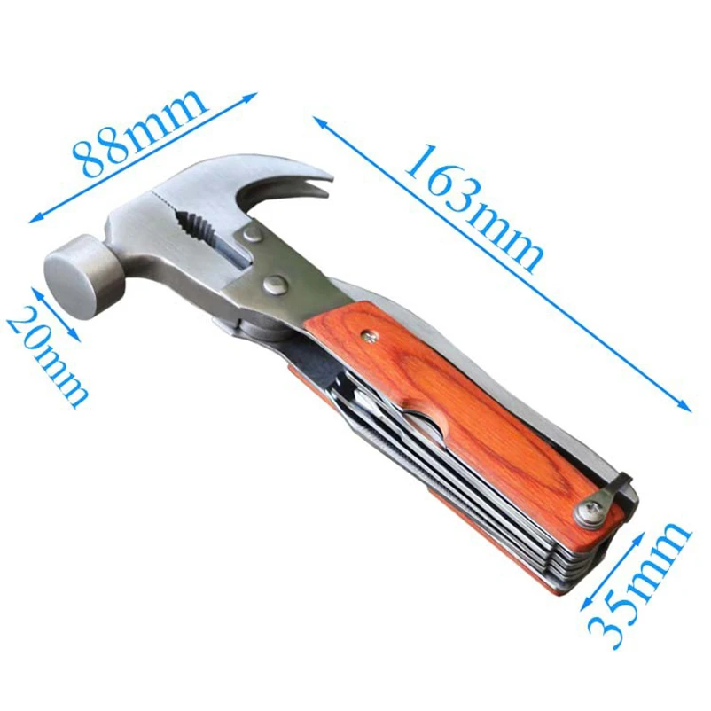 15-In-1 Multipurpose Stainless Steel Hammer Auto Emergency Kit Tool set W/ Safety Hammer Plier Screwdriver Sawtooth Knife Opener
15-In-1 Multipurpose Stainless Steel Hammer Auto Emergency Kit Tool set W/ Safety Hammer Plier Screwdriver Sawtooth Knife Opener