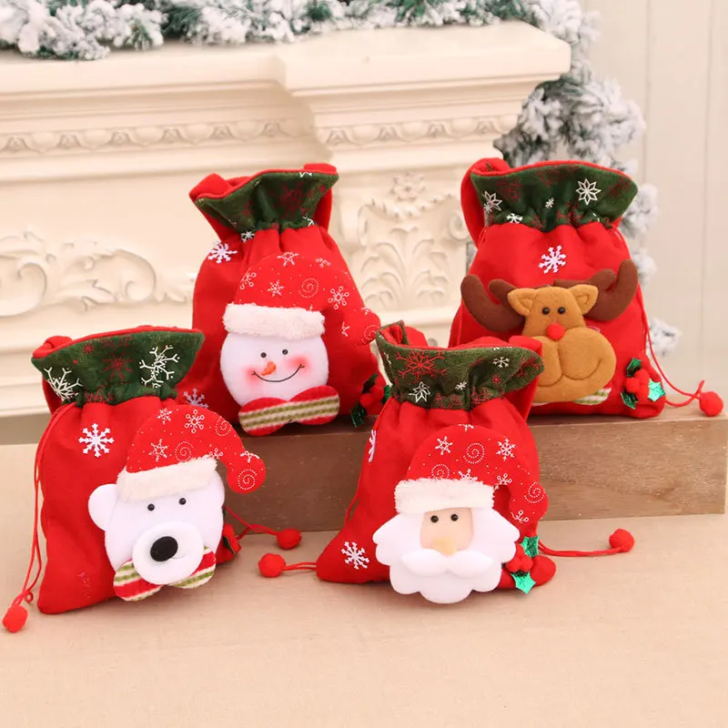 New Year 2021 Christmas Snowman Candy Gift Bags Storage Bag Dragee Bags Apple Jewelry Candy Storage Kids Gift Pack Decoration
New Year 2021 Christmas Snowman Candy Gift Bags Storage Bag Dragee Bags Apple Jewelry Candy Storage Kids Gift Pack Decoration