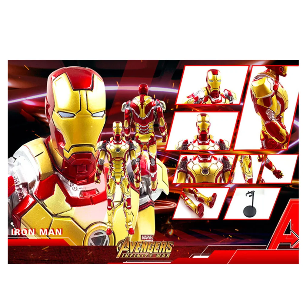 Marvel Avengers Iron Man Tony Stark 1/6MK42 MK5 Model Hand-made Collection Decoration Christmas Boy Girl Gift Toy
Marvel Avengers Iron Man Tony Stark 1/6MK42 MK5 Model Hand-made Collection Decoration Christmas Boy Girl Gift Toy