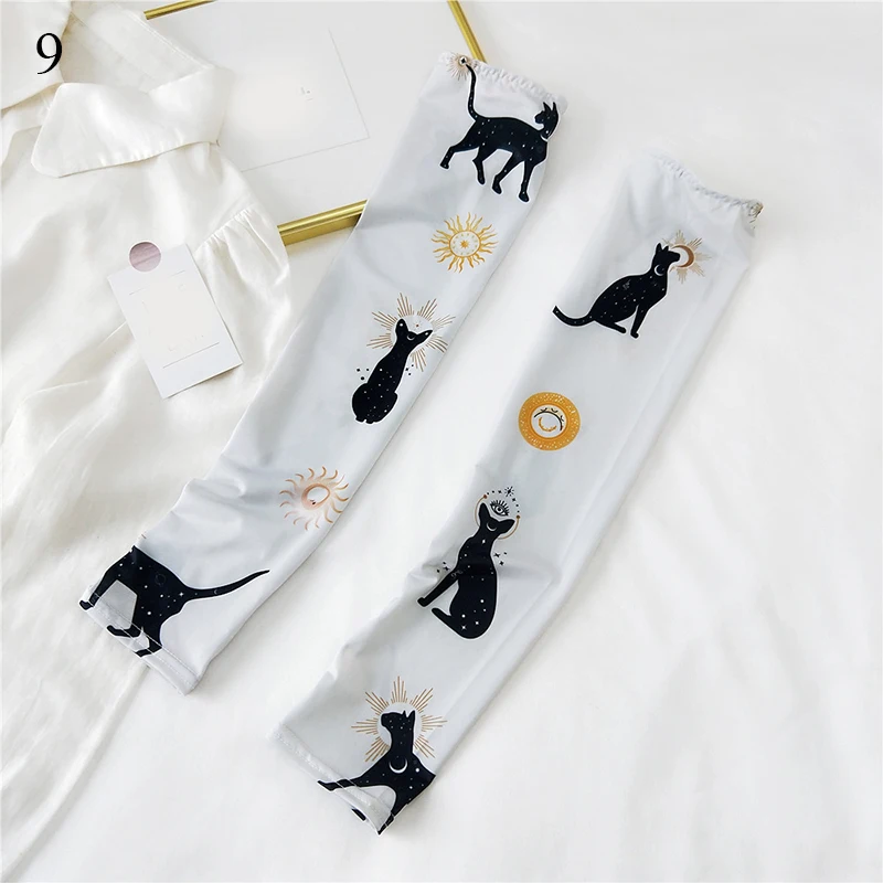 1 Pair Cartoon Print Ice Sunscreen Sleeves Fashion Women Arm Seelves Sun Cat Printed Arm Warms UV Protection Driving Arm Cover
1 Pair Cartoon Print Ice Sunscreen Sleeves Fashion Women Arm Seelves Sun Cat Printed Arm Warms UV Protection Driving Arm Cover