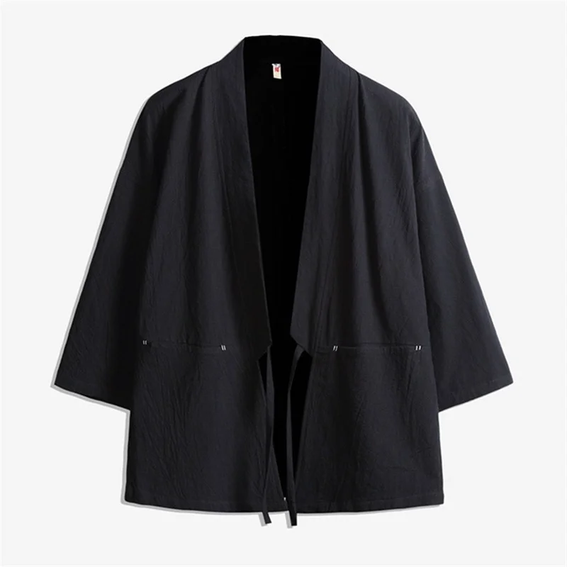2021 Man Kimono Samurai Costumes Streetwear Haori Asian Clothes Yukata Men Cardigan Jackets Traditioanl Japanese Clothing
2021 Man Kimono Samurai Costumes Streetwear Haori Asian Clothes Yukata Men Cardigan Jackets Traditioanl Japanese Clothing