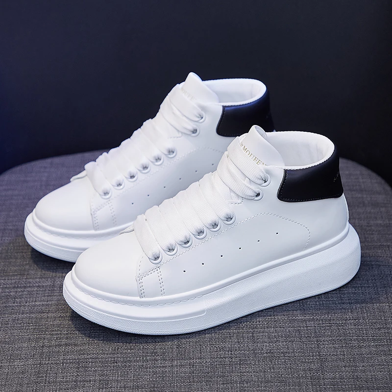 Fashion Shoes Women's Vulcanize Shoes Spring New Casual Classic Solid Color Leather Shoes Women Casual White Shoes Sneakers
Fashion Shoes Women's Vulcanize Shoes Spring New Casual Classic Solid Color Leather Shoes Women Casual White Shoes Sneakers